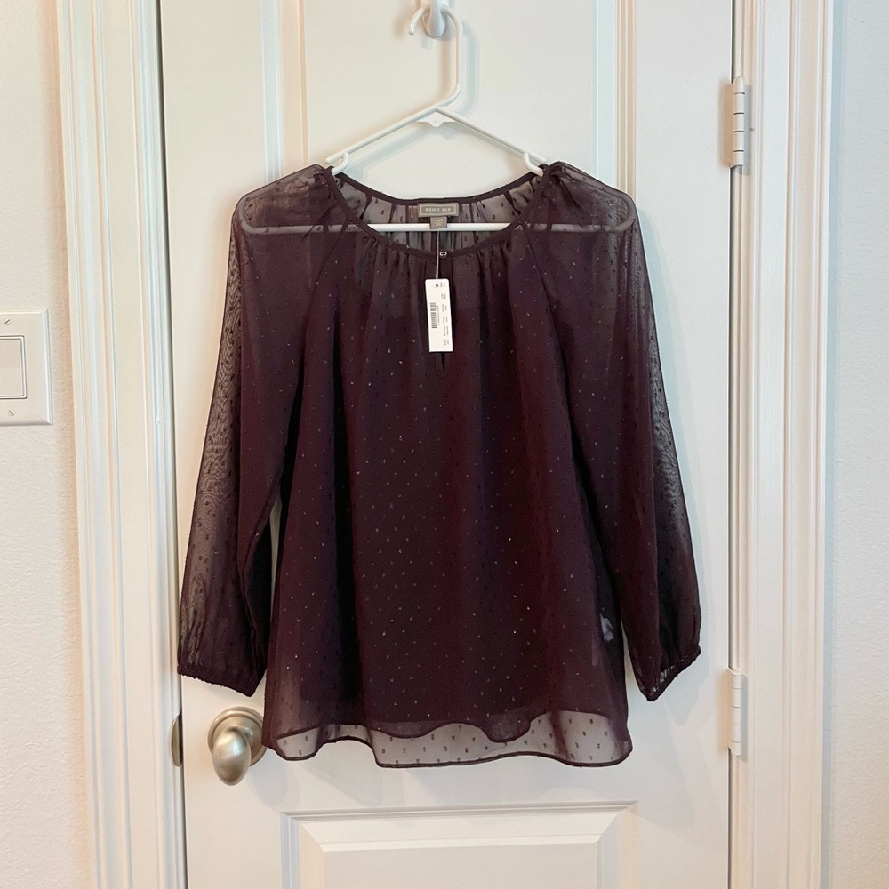 NWT Jcrew Point Sur Mesh Top (tank top inside)